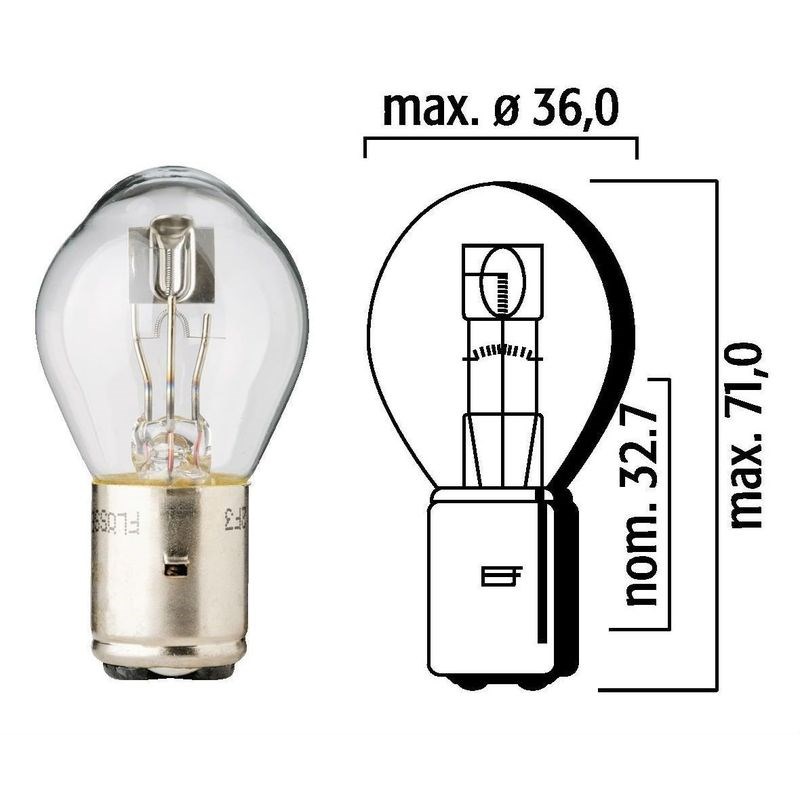 Flösser Polttimo 12V 45/40W BA20d