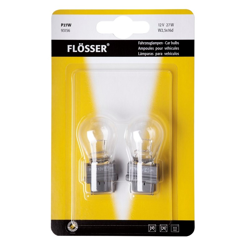 Flösser Polttimo 12V27W 2.5x16d P27W Blister Polaris