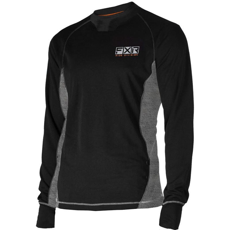 M Endeavor Merino Hybrid Longsleeve M Black/Grey Hthr