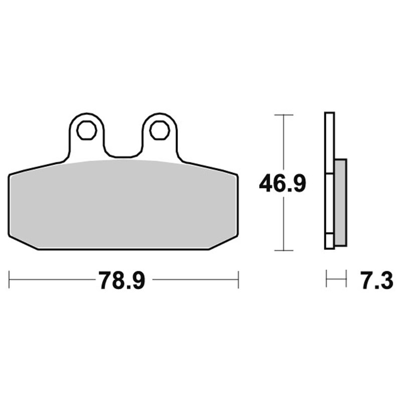 Sbs Jarrupalat Ceramic APRILIA, CAGIVA, HONDA, MOTO GUZZI