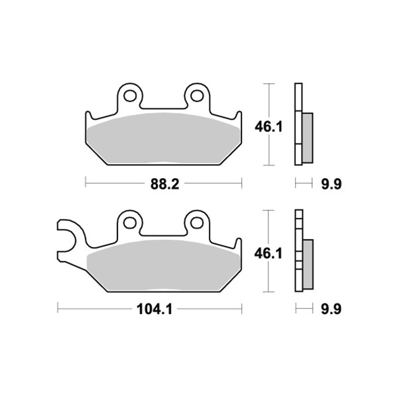 Sbs Jarrupalat Sintered YAMAHA