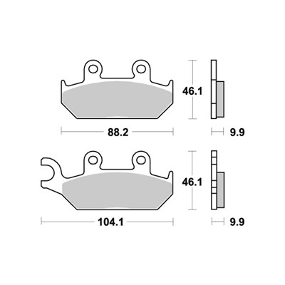 Sbs Jarrupalat Sintered YAMAHA