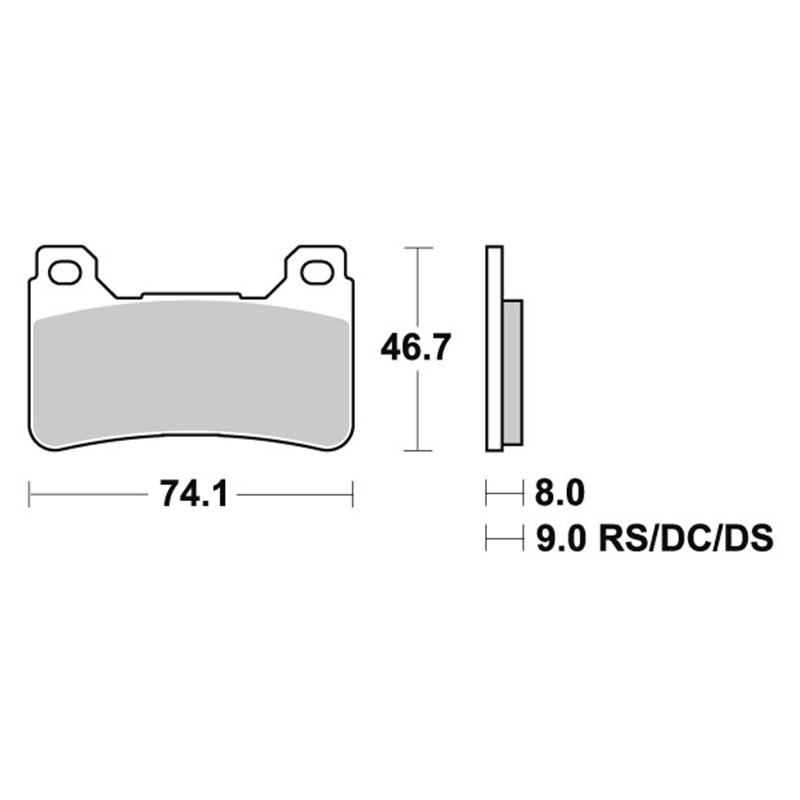 Sbs Jarrupalat Sintered HONDA