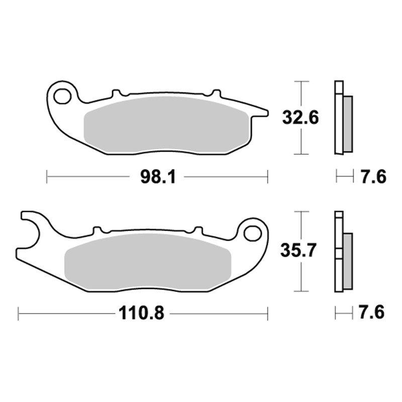 Sbs Jarrupalat Ceramic DERBI, HONDA