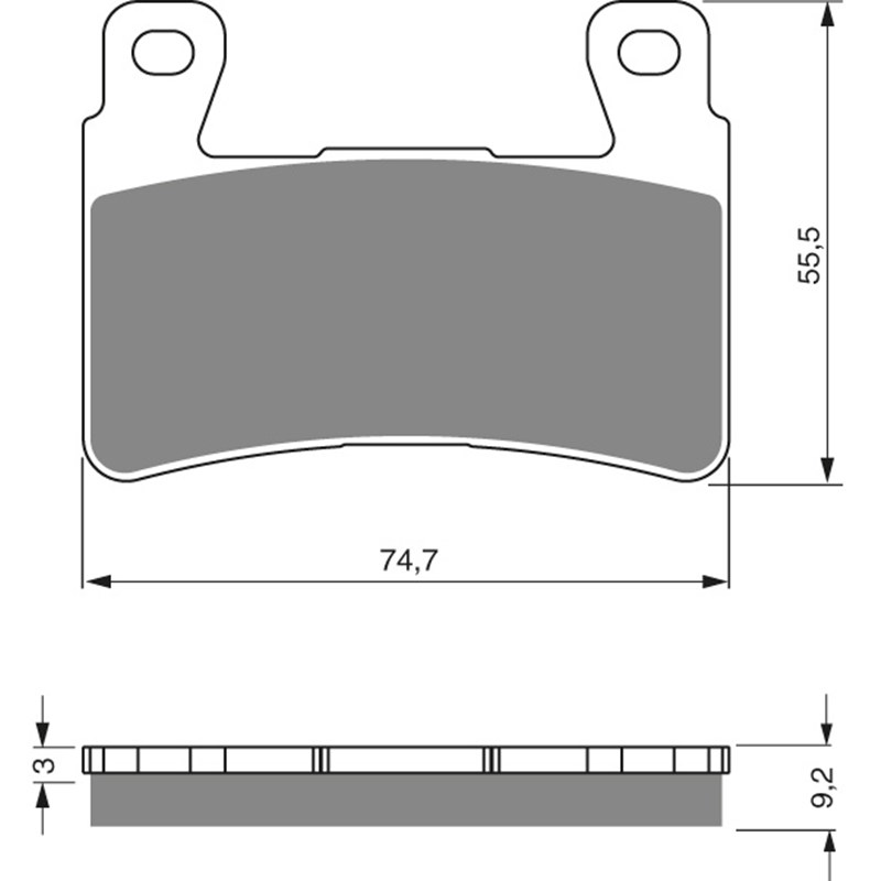 GOLDFREN Jarrupalat 279 Ceramic Carbon S3 HARLEY-DAVIDSON, HONDA, HYOSUNG