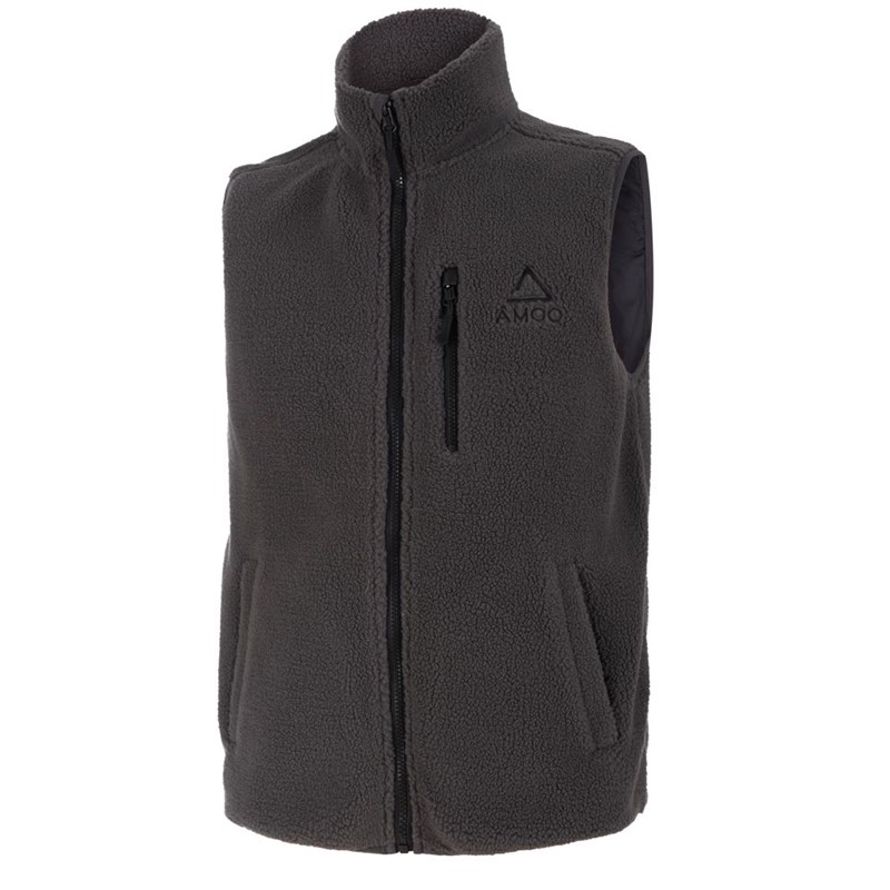 AMOQ Polar Fleece Liivi Harmaa 3XL