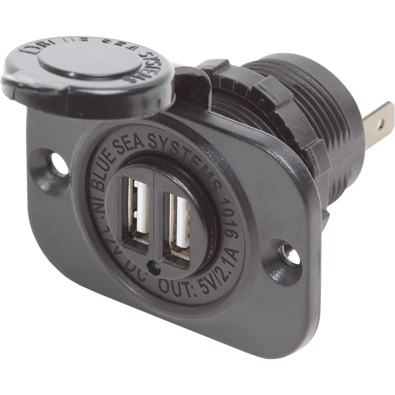 Blue Sea 2,1A Dual USB chargers