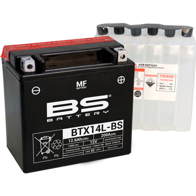 BS akku BTX14L-BS MF (cp) Maintenance Free