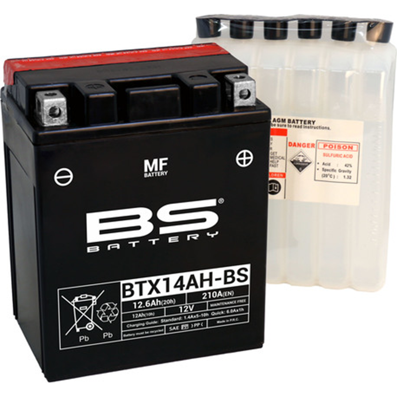 BS akku BTX14AH-BS MF (cp) Maintenance Free