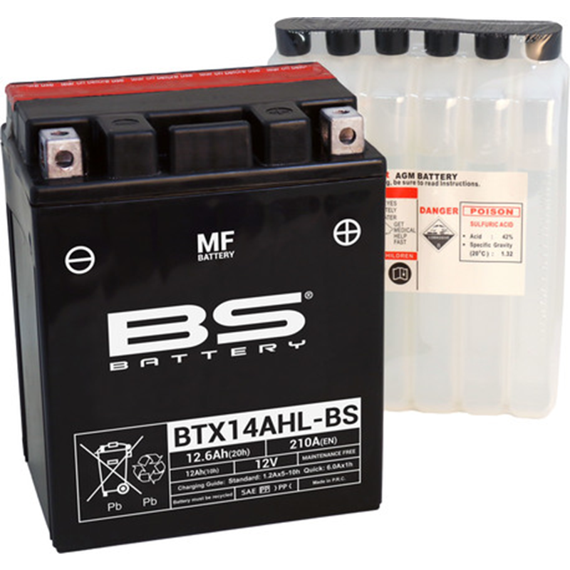 BS akku BTX14AHL-BS MF (cp) Maintenance Free
