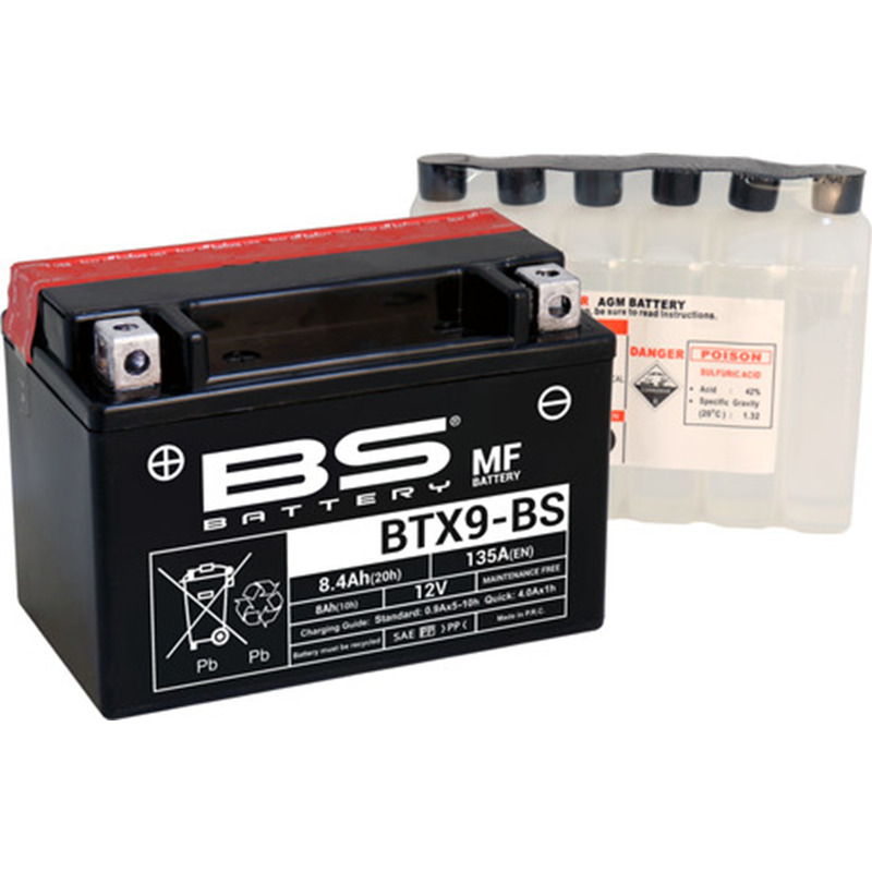 BS akku BTX9-BS MF (cp) Maintenance Free