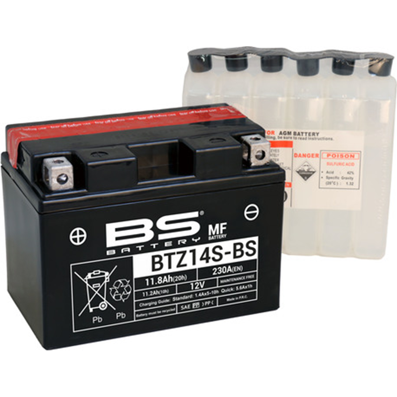 BS akku BTZ14S-BS MF (cp) Maintenance Free