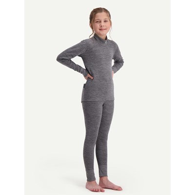 Svala Merino Extra Warm -lasten kerrasto harmaa 120