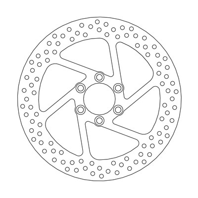 Moto-Master Halo Jarrulevy eteen Suzuki: VS600GL Intruder, VS800GL Intruder, VS1