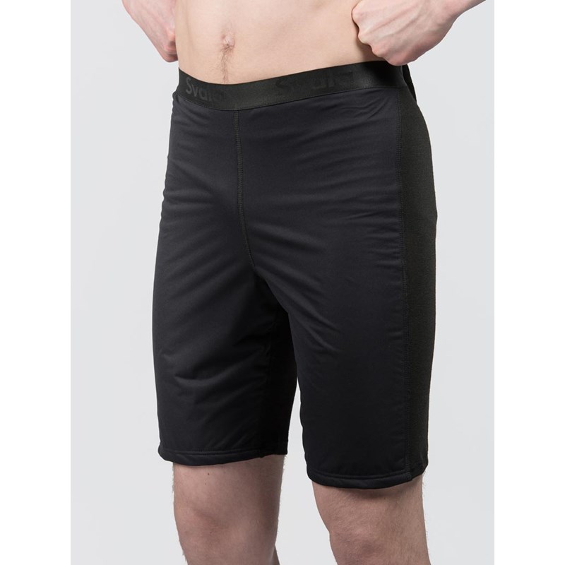 SVALA Bermudahousut Windproof musta L