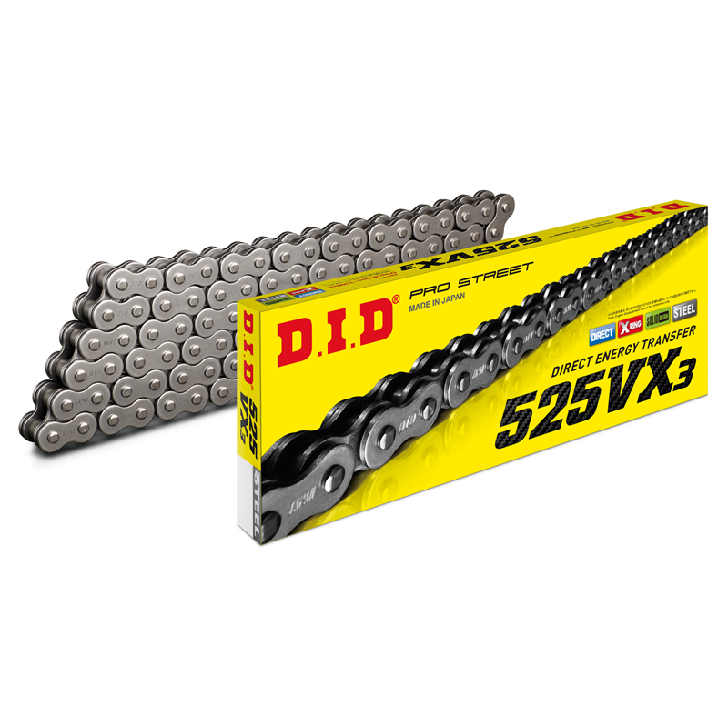 D.I.D 525VX3 Ketju+Niittil. (ZJ)