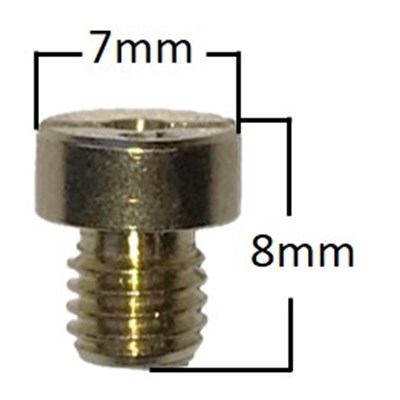Pääsuutin, # 48 , Pyöreä, 5mm, Yhteensopiva: Dellorto