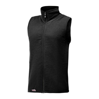 Woolpower Vest 400 Merino Mid layer Musta S