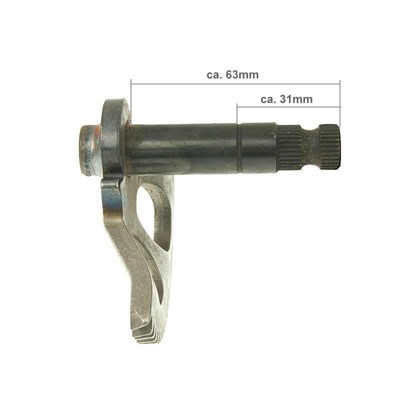 Käynnistyspolkimen aksila, 63mm, CPI- / Keeway-skootterit 2-T