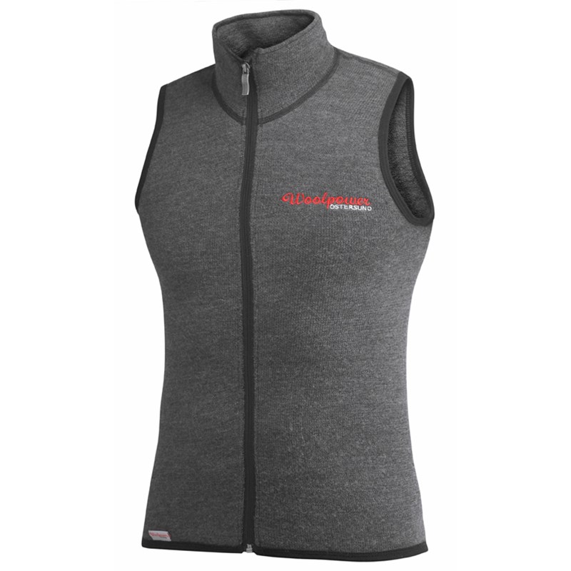 Woolpower Vest 400 Merino Mid layer Harmaa L