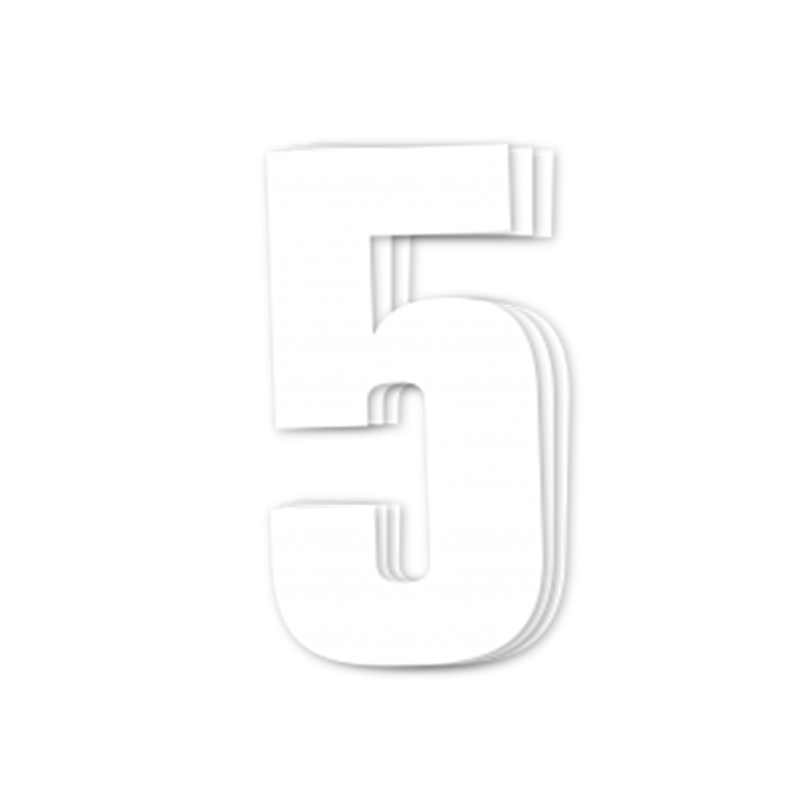 Blackbird kilpanumerot valkoinen 3kpl/srj 16x7,5cm #5