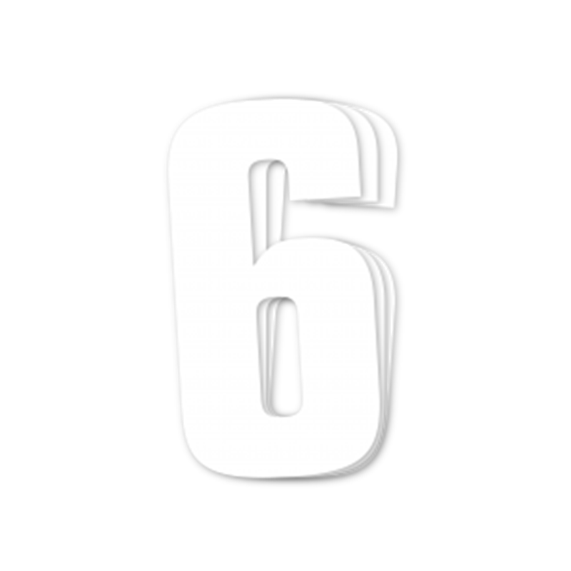 Blackbird kilpanumerot valkoinen 3kpl/srj 16x7,5cm #6