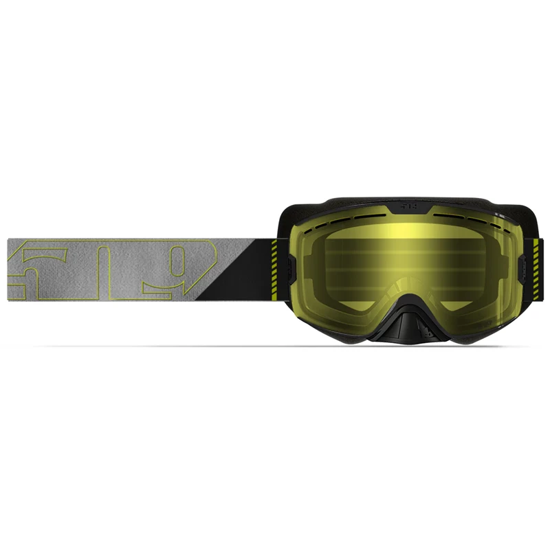 Kingpin XL Goggle ONE SIZE FITS ALL Black with Yellow
