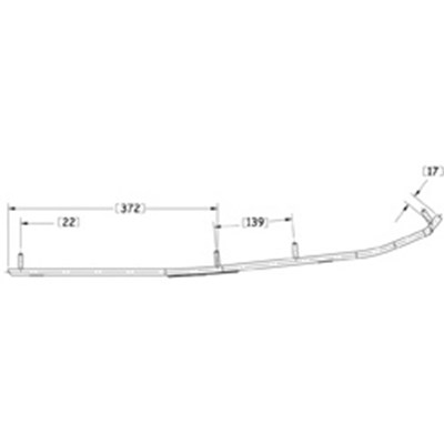 Sno-X Defender Ohjausrauta pari