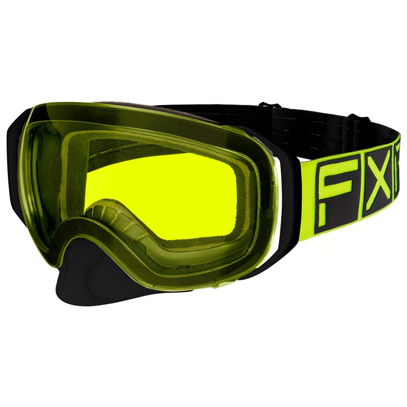 Ride X Spherical Goggle OS Black/Hi Vis