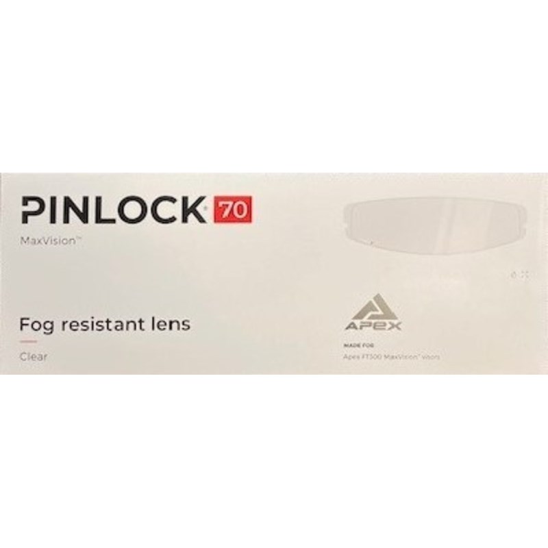APEX FI100, FI100JNR Pinlock film Maxvision 70 DKS400
