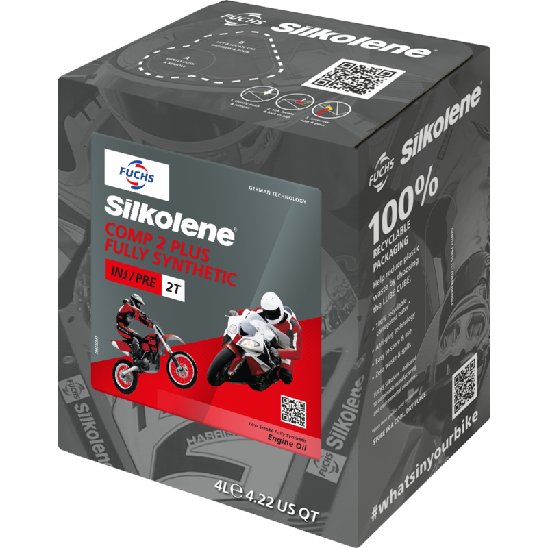 Silkolene Comp 2 Plus 4L CUBE 2-tahtiöljy