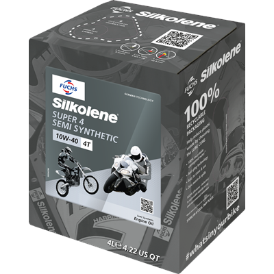 Silkolene Super 4 10W-40 4L CUBE 4-tahtiöljy