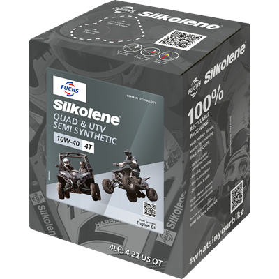 Silkolene Quad ATV 10W-40 4L CUBE 4-tahtiöljy