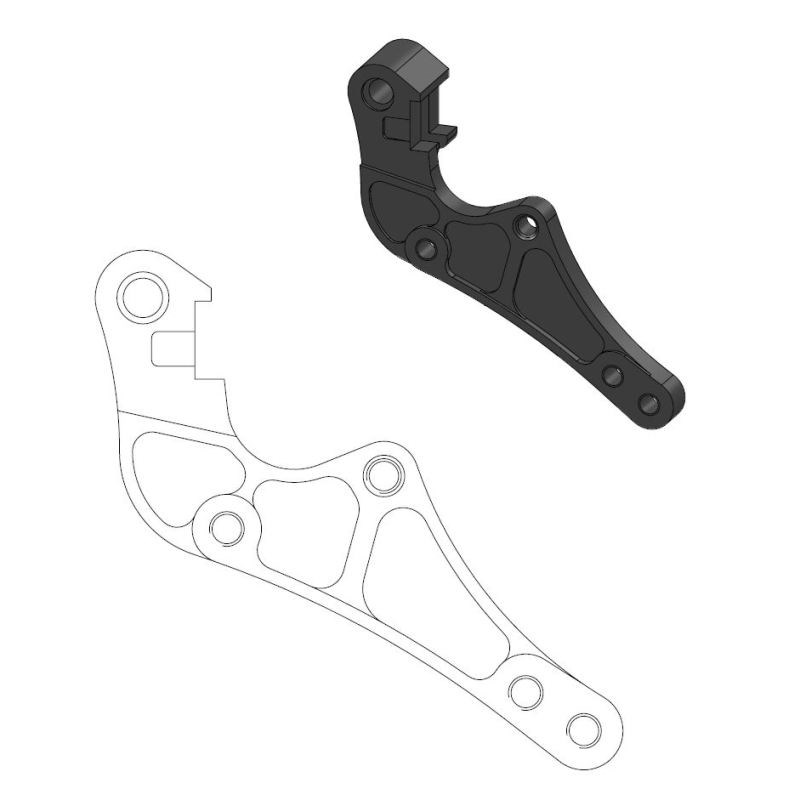 Moto-Master Supermotard street adapteri KTM (fits Brembo caliper)