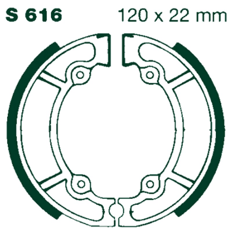 AIR Jarrukengät S 616 120x22mm pareittain SUZUKI