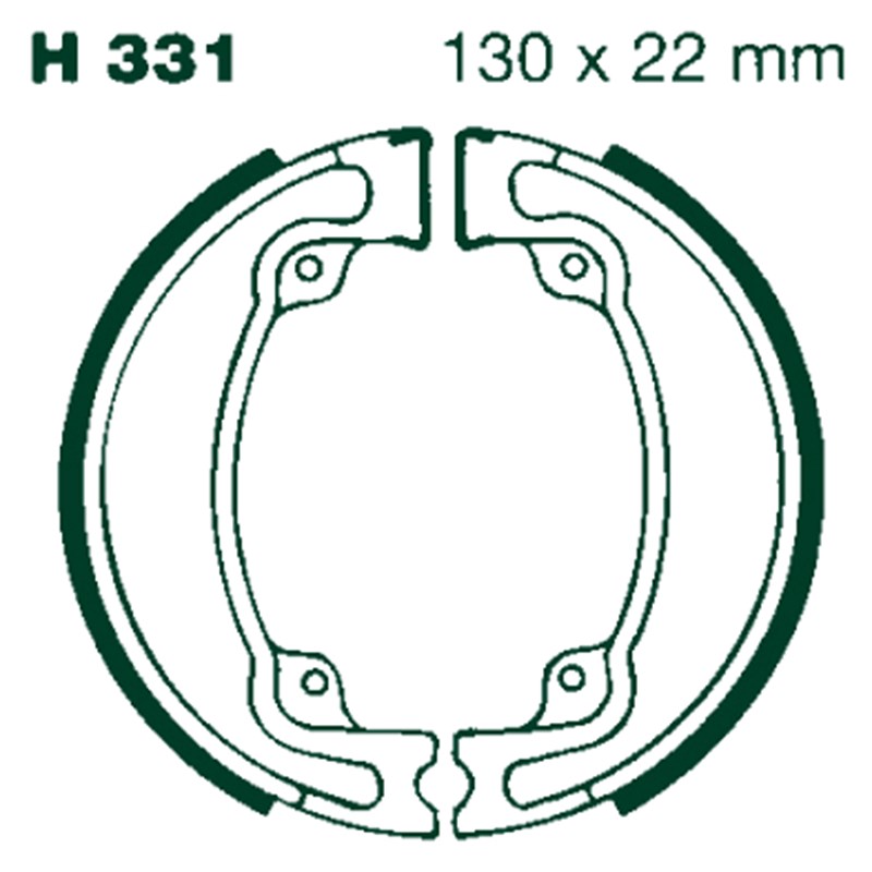 AIR Jarrukengät H 331 130x22mm pareittain HONDA