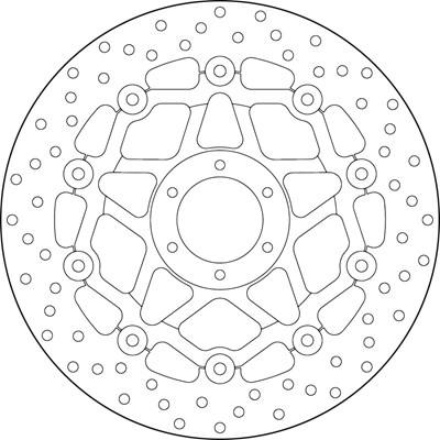 Brembo Serie Oro jarrulevy kelluva HONDA