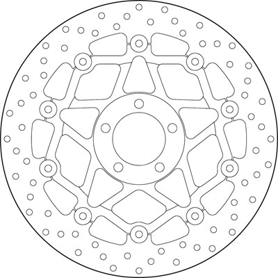Brembo Serie Oro jarrulevy kelluva KAWASAKI
