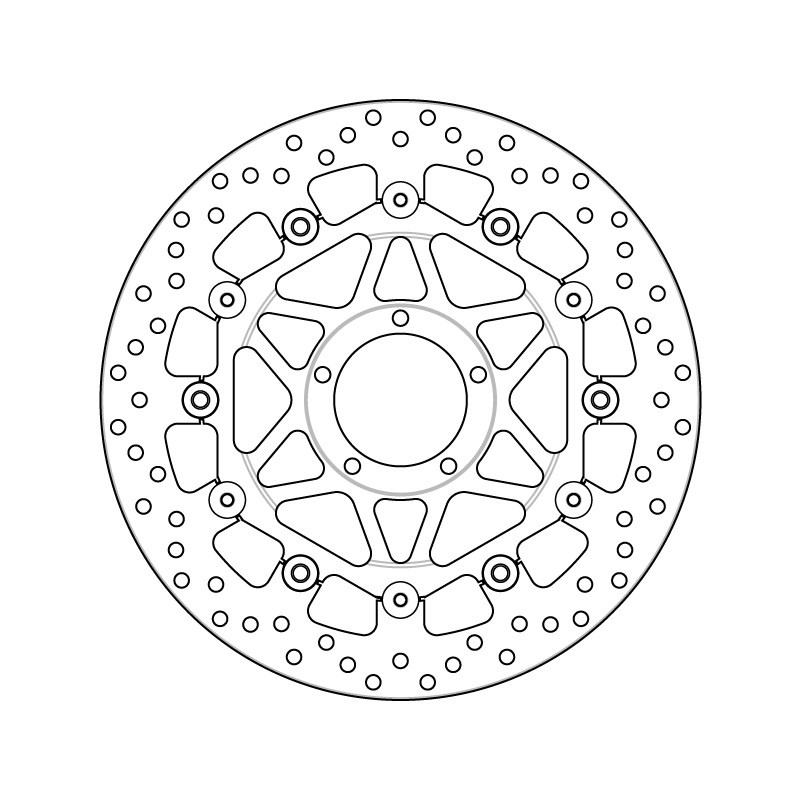 Brembo Serie Oro jarrulevy kelluva DUCATI