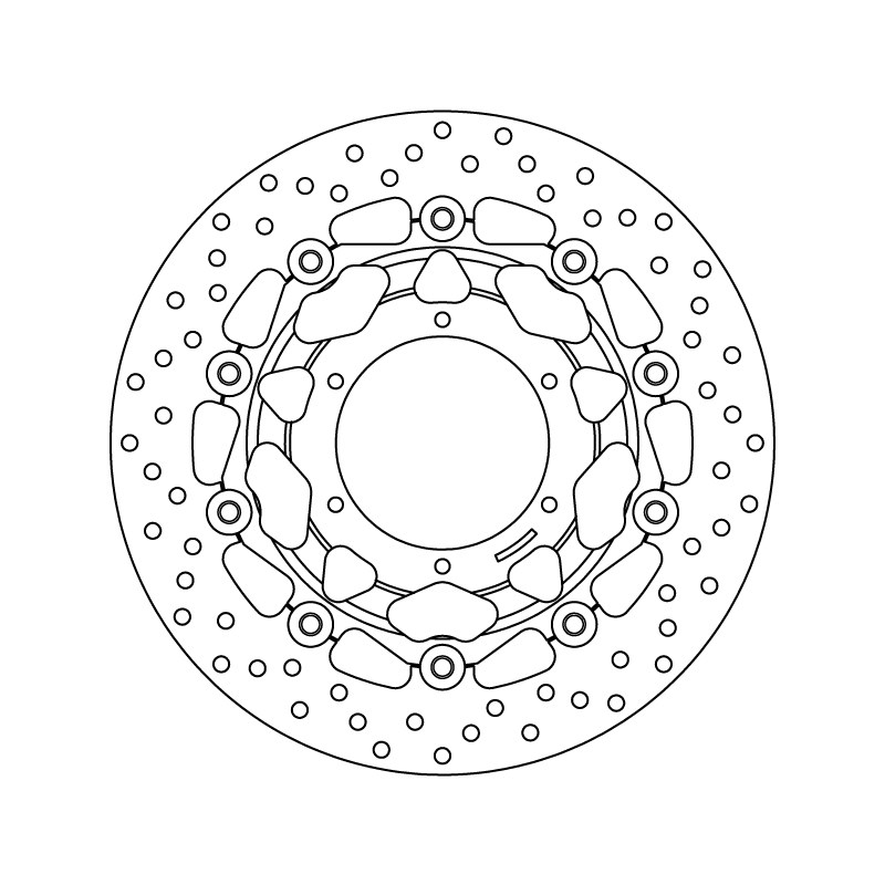 Brembo Serie Oro jarrulevy kelluva HONDA