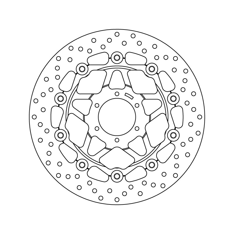 Brembo Serie Oro jarrulevy kelluva HONDA