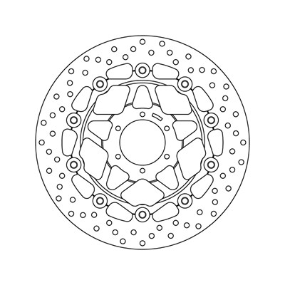 Brembo Serie Oro jarrulevy kelluva HONDA