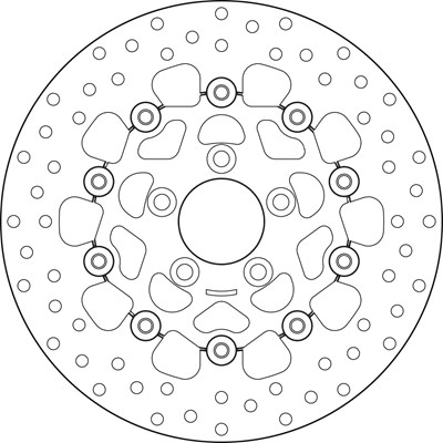 Brembo Serie Oro jarrulevy kelluva HARLEY-DAVIDSON