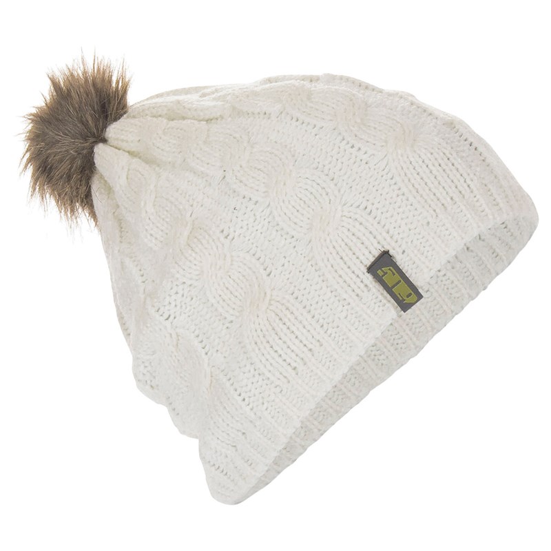 509 Fur Pom Beanie, creme