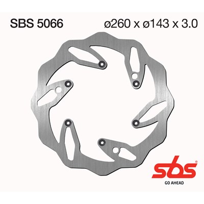 Sbs Jarrulevy Standard HUSABERG, HUSQVARNA, KTM