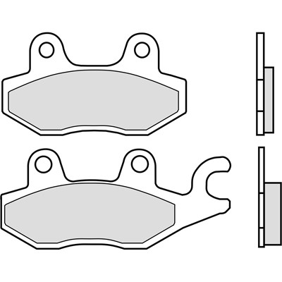 Brembo Jarrupalat Taakse Sintered Road TRIUMPH, YAMAHA
