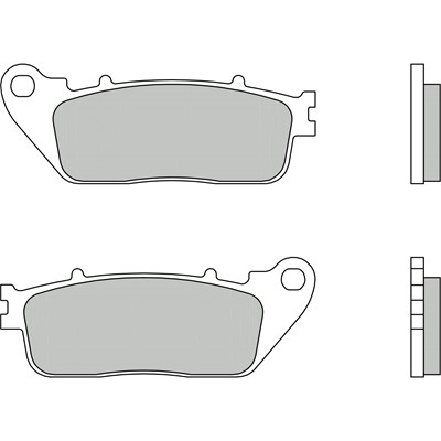 Brembo Jarrupalat Taakse Sintered Road HONDA