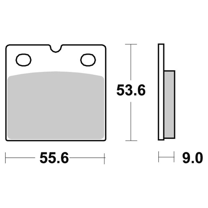 Sbs Jarrupalat Sintered Taakse BMW, MOTO GUZZI