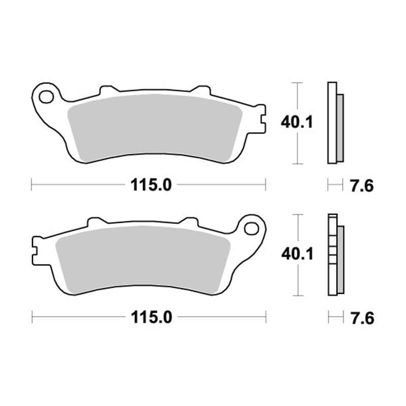 Sbs Jarrupalat Sintered HONDA