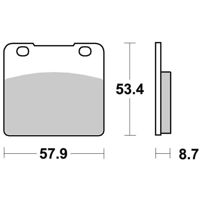 Sbs Jarrupalat Sintered Taakse SUZUKI